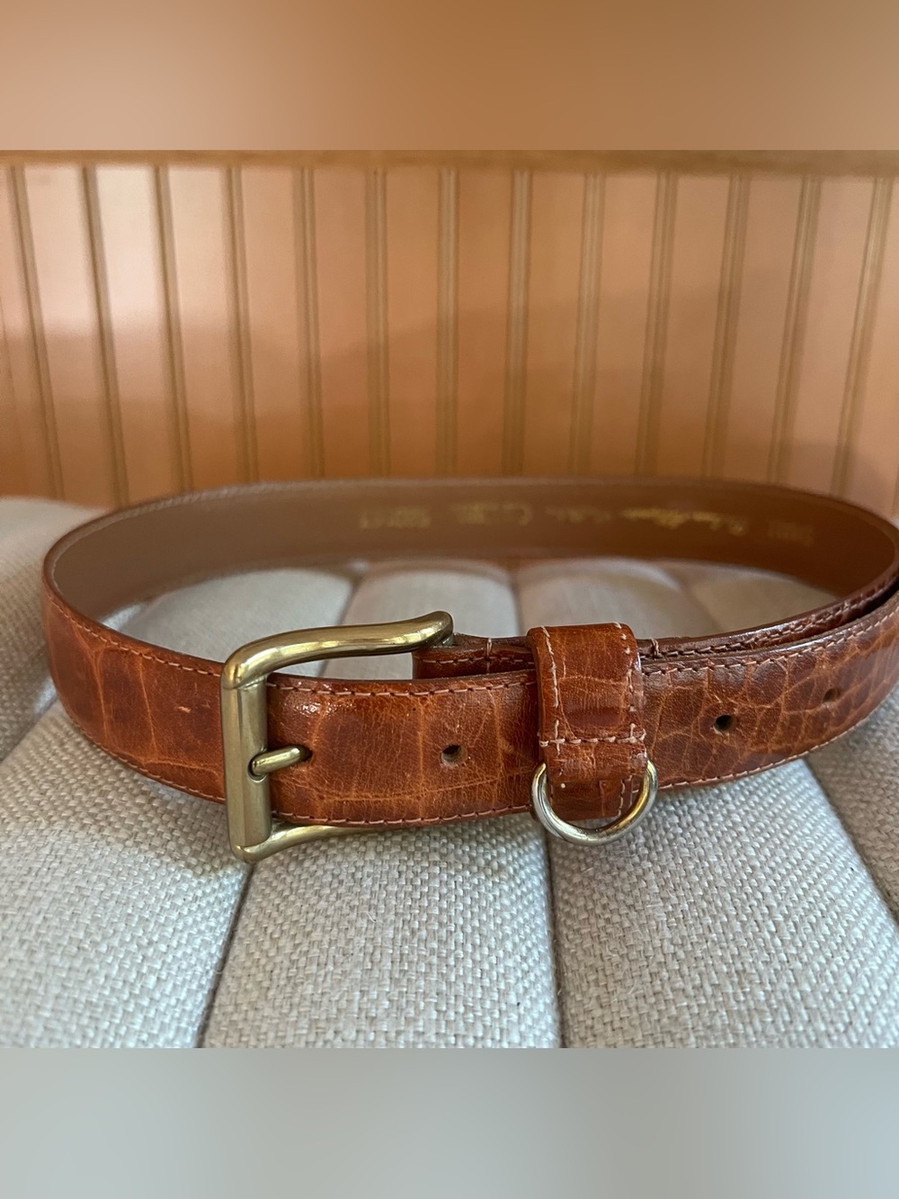 Ciprani Vintage Italian Alligator Belt